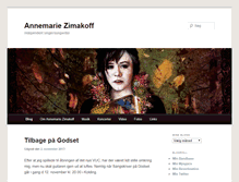 Tablet Screenshot of annemariezimakoff.dk